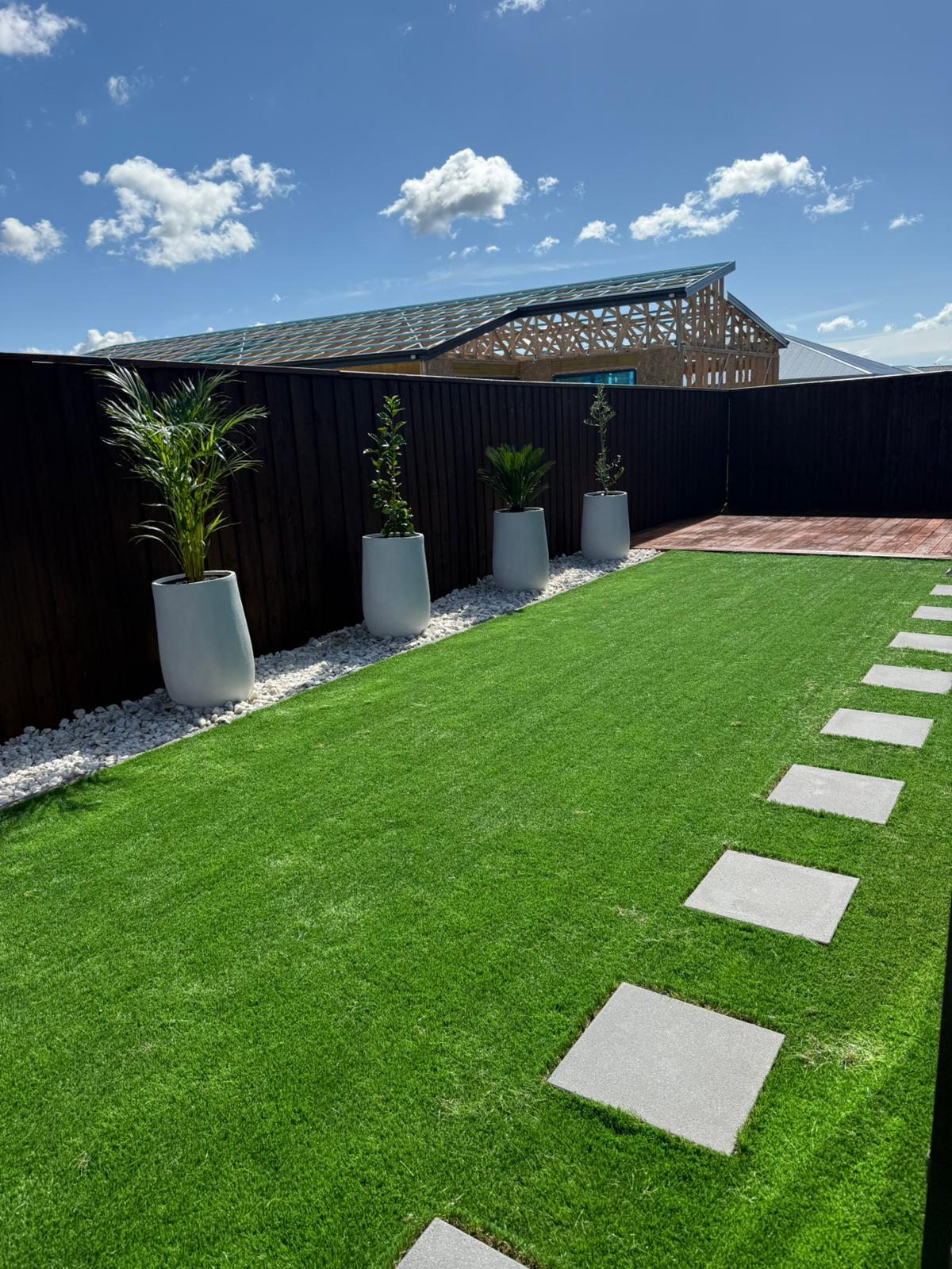 Artificial turf installation for low maintenance lawn in Melbourne